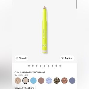 Glittery Lip Gloss - Half Magic - Champagne Snowflake